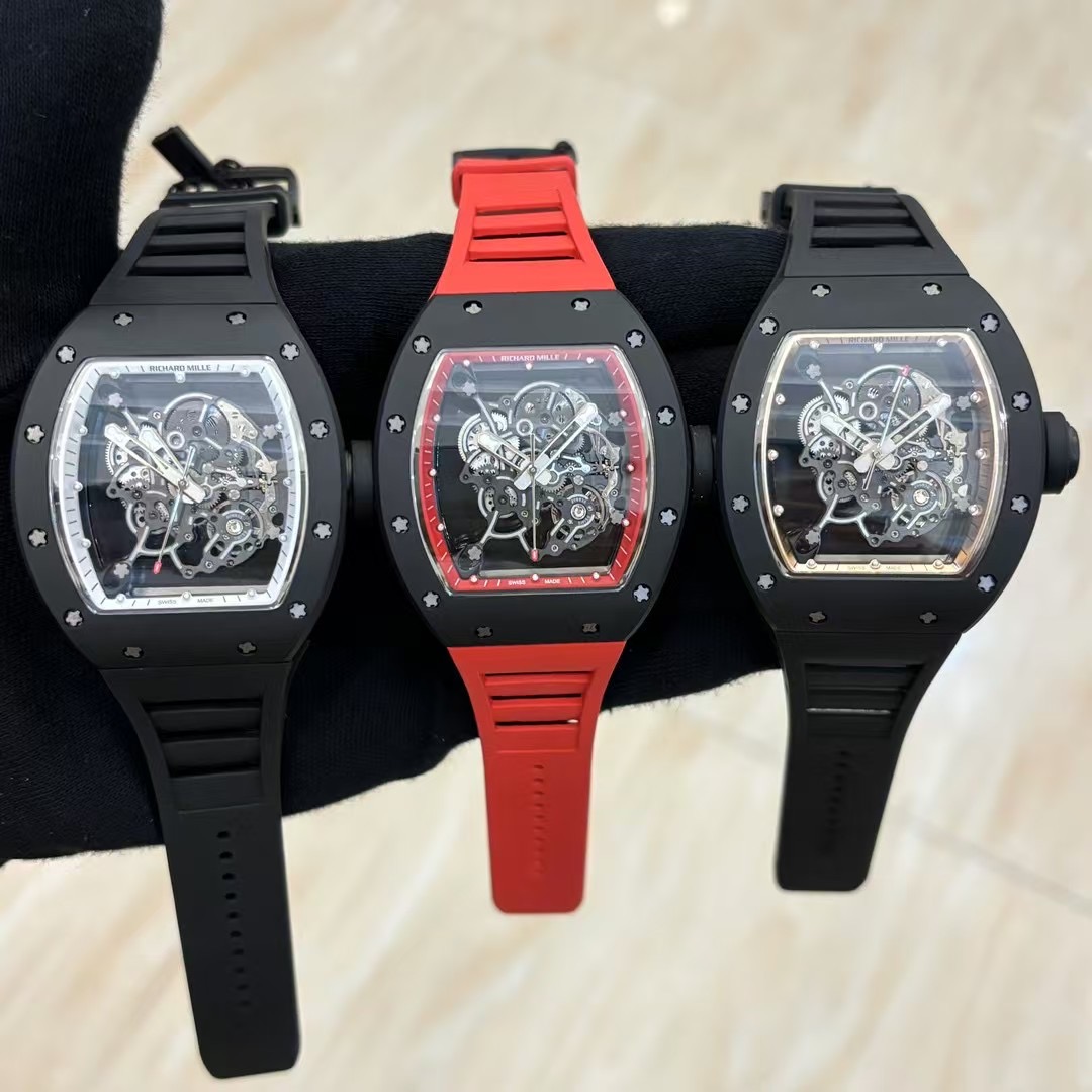 ??2025 brand new upgrade ARRIVAL ?? Be sure it is a brand new upgraded double hairpin movement, not the market modified all-in-one movement, Richard Miller RM055 double hairpin, original consistent ceramic all-ceramic case material, true restoration of th