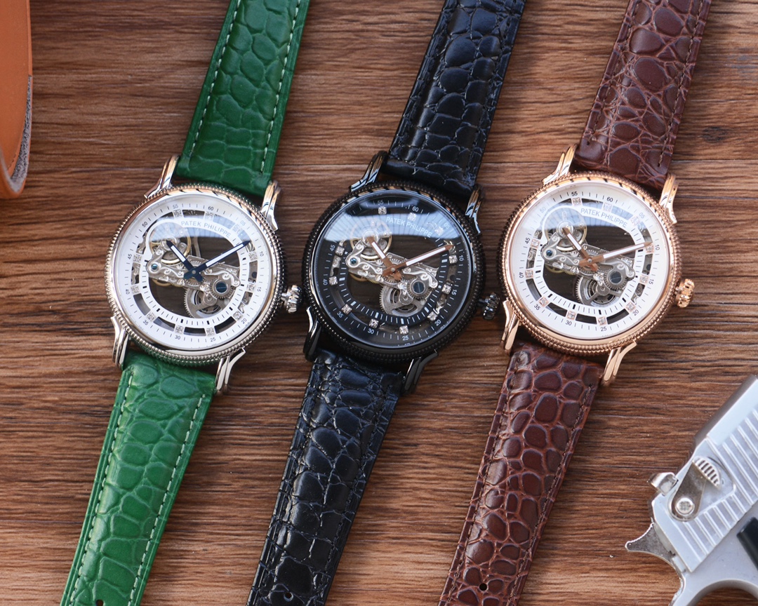 As 520
[Up to Date] : Patek Philippe ?? Best designs ?? Exclusive release ??
?? Type ?? : Fine men's watch
[Strap] : Genuine cowhide strap
?? Movement ?? : High-end automatic mechanical movement
?? Mirror ?? : Mineral-reinforced glass (higher clarity)
Ele