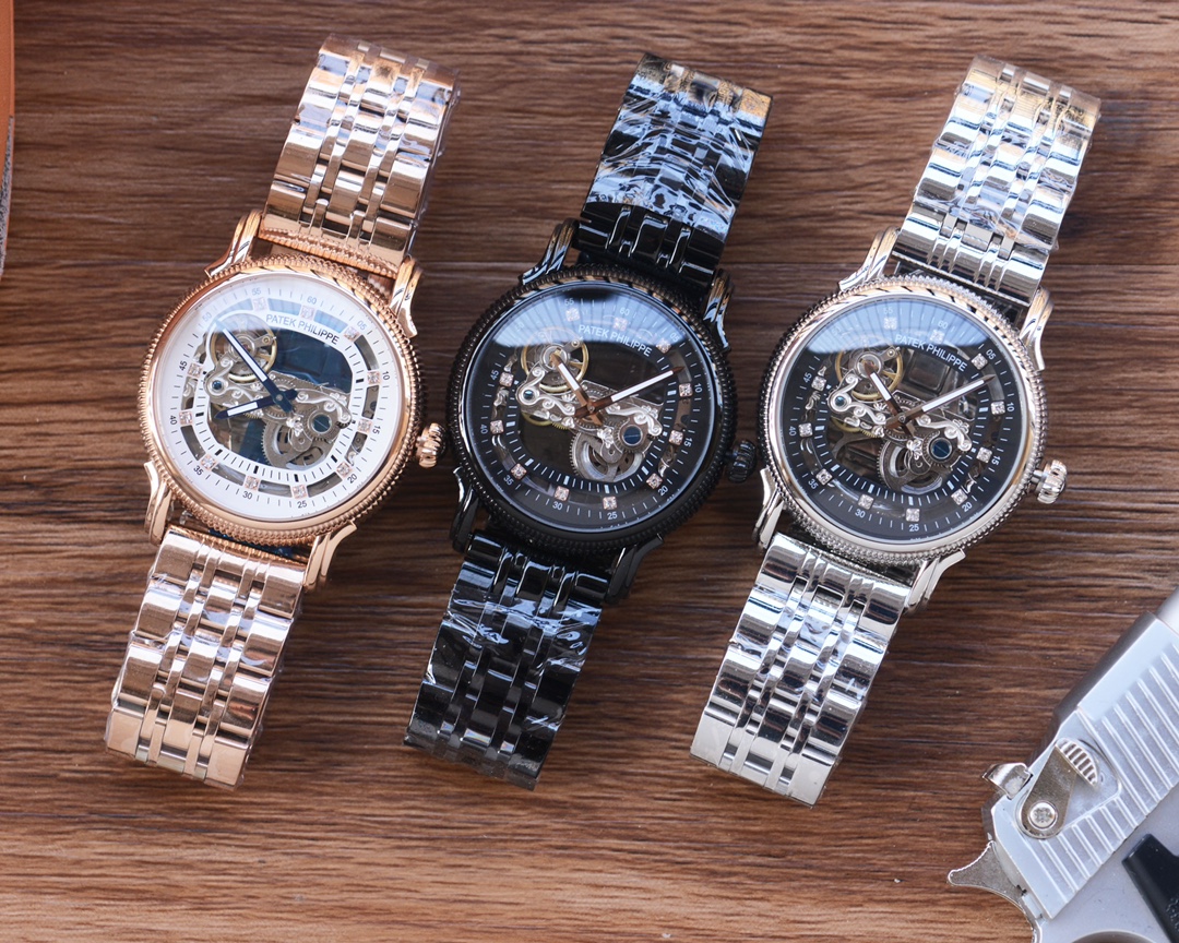 With 540
[Up to Date] : Patek Philippe ?? Best designs ?? Exclusive release ??
?? Type ?? : Fine men's watch
[Strap] : 316 stainless steel strap
?? Movement ?? : High-end automatic mechanical movement
?? Mirror ?? : Mineral-reinforced glass (higher clarit