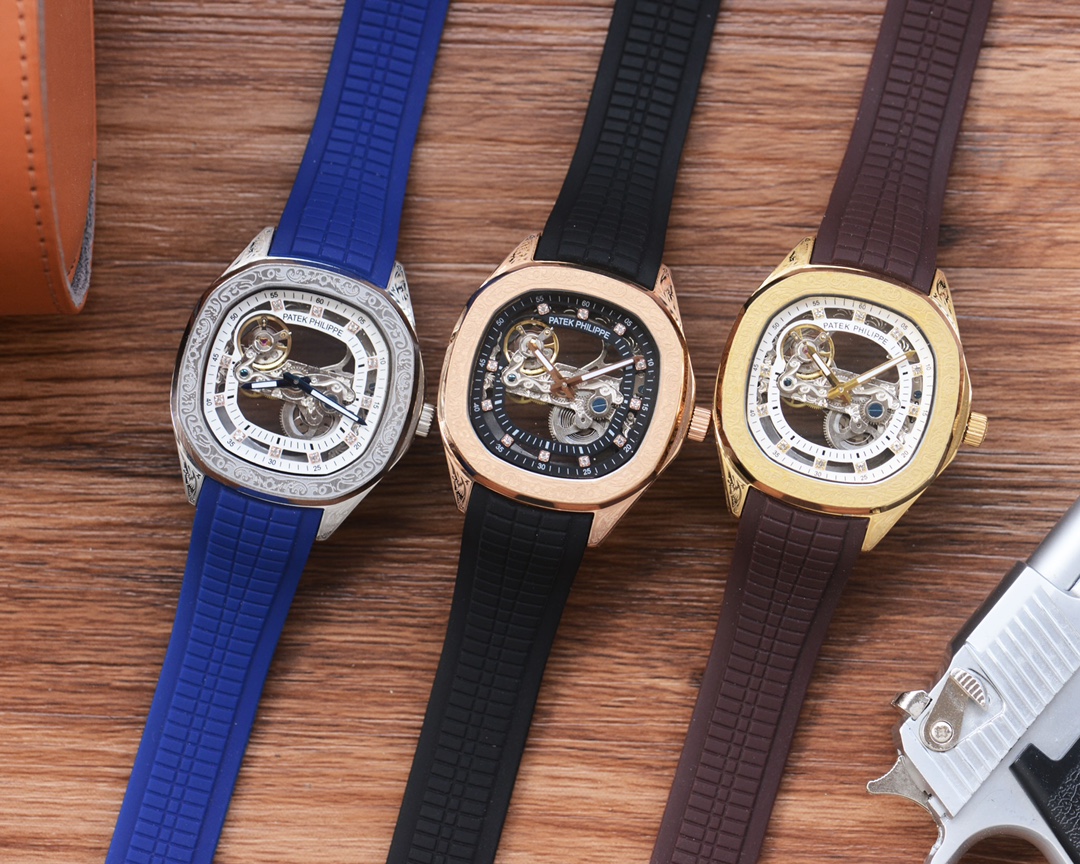 As 570
Men LOVE Skeletonized watch ??
[Latest] : Patek Philippe ?? best design ?? Exclusive launch ??
?? Type ?? : Fine men's watch
[Strap] : Rubber strap
?? Movement ?? : Automatic mechanical movement
[Mirror] : Mineral-reinforced glass (higher clarity)
