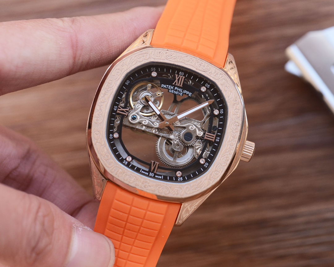 As 570
Men LOVE Skeletonized watch ??
[Latest] : Patek Philippe ?? best design ?? Exclusive launch ??
?? Type ?? : Fine men's watch
[Strap] : Rubber strap
?? Movement ?? : Automatic mechanical movement
[Mirror] : Mineral-reinforced glass (higher clarity)
