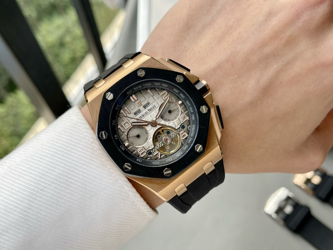 The same 700. Audemars Piguet ? ? Royal Oak Offshore series Anti-glitch treated mineral glass 42mm*14mm waterproof tape with AP words original pin buckle automatic mechanical movement, strong three-dimensional effect, 100 meters deep waterproof MARKET ult