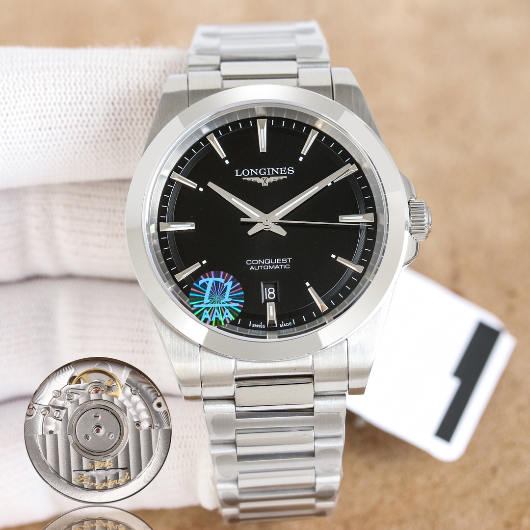 2892 machine uniform: 1250
Strong recommendation for Elegant and refreshed Sina Piano men 's watch | 2024 New product first recommendation ??????
Longines Conquest Conquest collection ?? Elegant silver/Classic black/Versatile green/Deep blue
Original mold