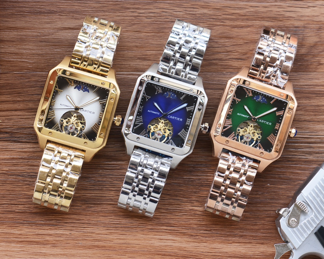 Uni-president 520
Flywheel design ?? Square new product ??
Brand: Cartier ??
Type: Fine men's watch
Strap: 316 stainless steel strap
Movement: Automatic mechanical movement
Mirror: Mineral-tempered glass
Elegance, vastness, grandeur, ingenuity, a gem on t
