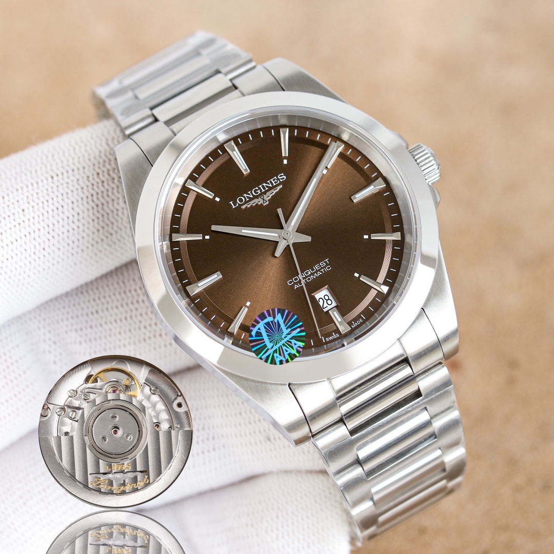 2892 machine uniform: 1250
Strong recommendation for Elegant and refreshed Sina Piano men 's watch | 2024 New product first recommendation ??????
Longines Conquest Conquest collection ?? Elegant silver/Classic black/Versatile green/Deep blue
Original mold