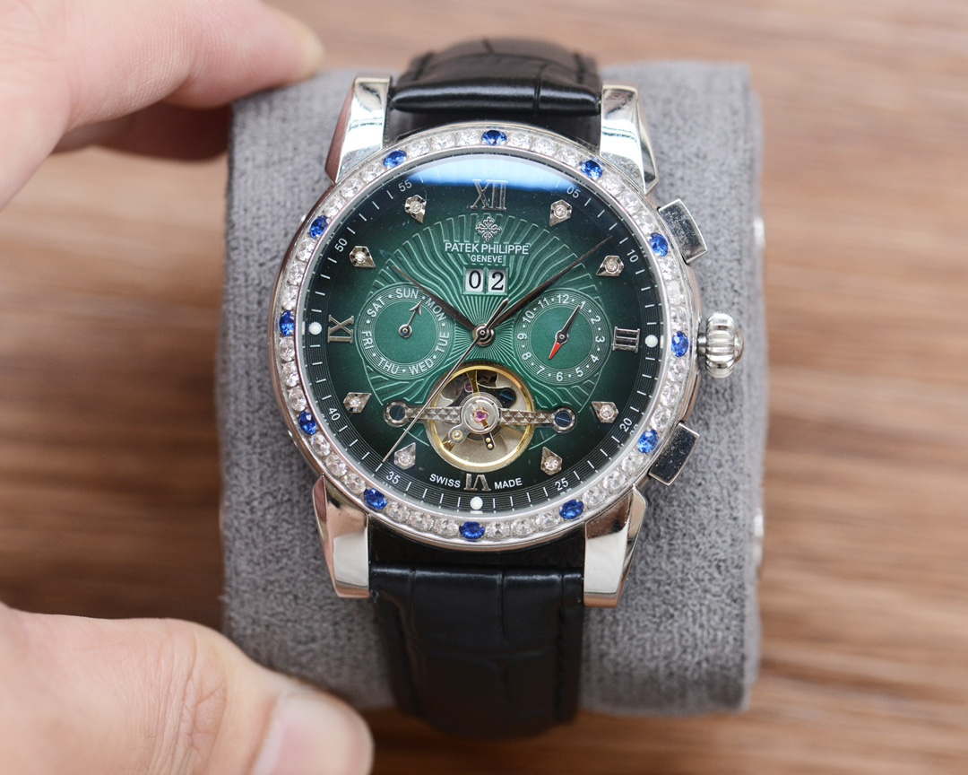Uni-president 580
Men LOVE MultiFUNCTION WATCH ??
[Latest] : Patek Philippe ?? Best design ?? Exclusive launch ??
?? Type ?? : Fine men's watch
[Strap] : Genuine cowhide strap
?? Movement ?? : Automatic mechanical movement
[Mirror] : Mineral-reinforced gl