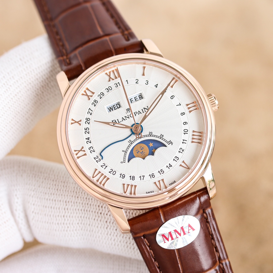 Uni-president 1300 (produced by TW)
2024 SONY V2 Upgrade Bao. Platinum 6654 villeret Classic 6654 Moon Phase Display Series watch! Upgrades:
1 ? Upgraded case lugs split line more visible!
2 ? Upgrade the lugs' Angle rounder R is rounder, the front lugs' 