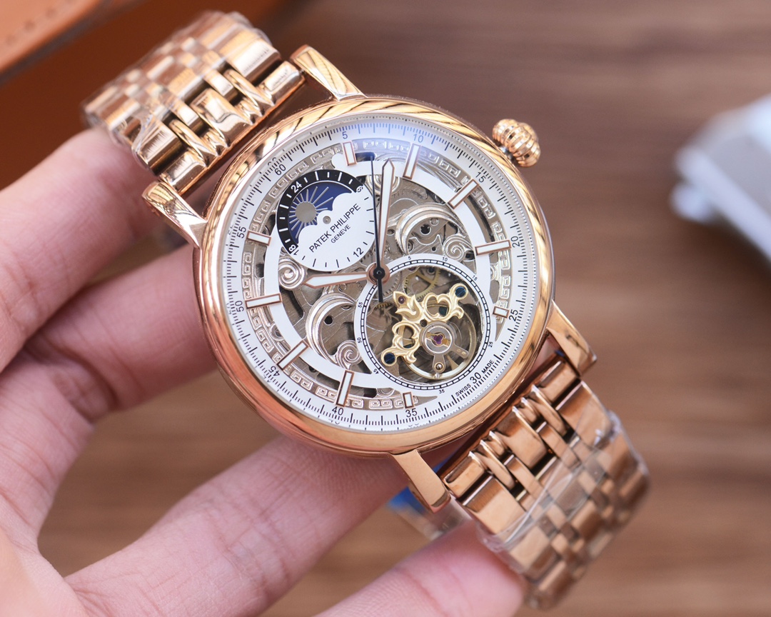 500 ??
[Latest] : Patek Philippe ?? Best designs ?? Exclusive release ??
?? Type ?? : Fine men's watch
[Strap] : 316 stainless steel strap
?? Movement ?? : Automatic mechanical movement
[Mirror] : Mineral-reinforced glass (higher clarity)
Elegance, vastne