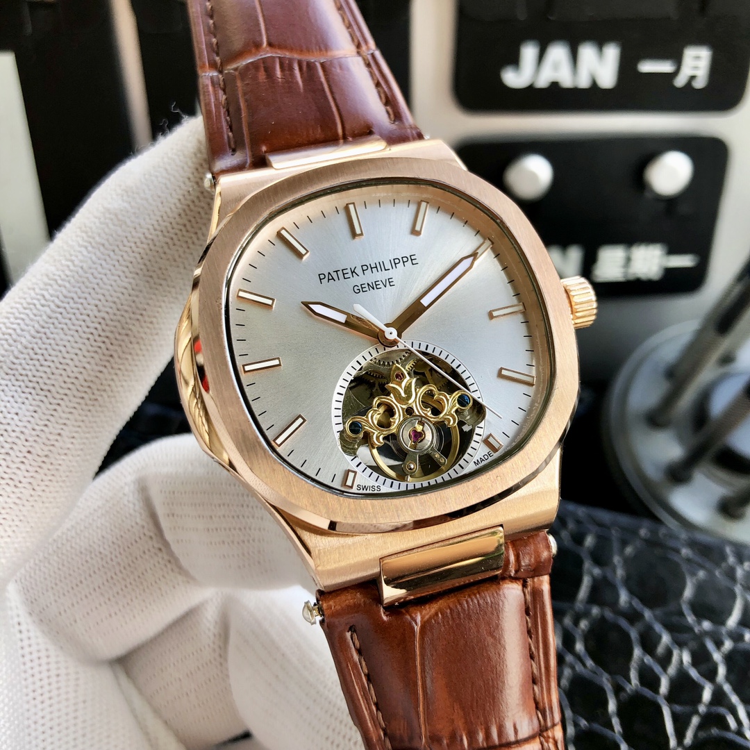 Uni-t: 540??
Brand: Patek Philippe ---- Nautilus Noble HIGH-END men's watch! Luxury grand type, premium top men watch, top skeletonized mechanical movement (stable) Top 316 stainless steel (durable) Mineral super mirror glass (high definition, durable) St