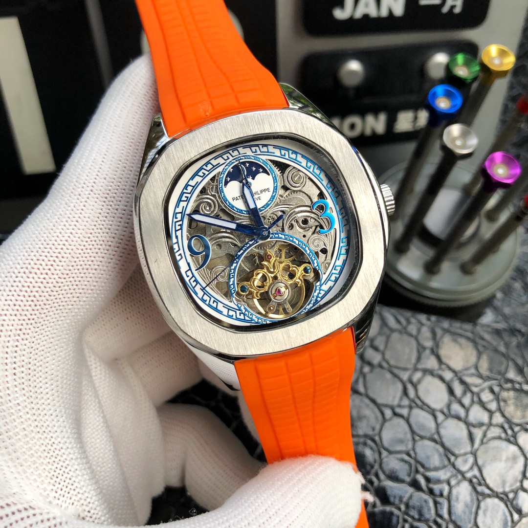 Uni-t: 540??
Brand: Patek Philippe ---- Noble HIGH-END men's watch! Luxury GRAND type, premium top men watch, top mechanical movement (stable) Top 316 stainless steel (durable) Mineral super mirror glass (high definition, durable) STRONG three-dimensional