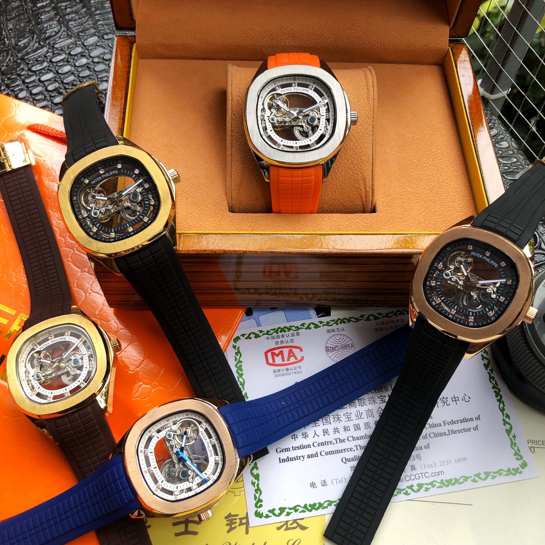 Uni-t: 540??
Brand: Patek Philippe ---- Noble HIGH-END men's watch! Luxury GRAND type, premium top men watch, top mechanical movement (stable) Top 316 stainless steel (durable) Mineral super mirror glass (high definition, durable) STRONG three-dimensional