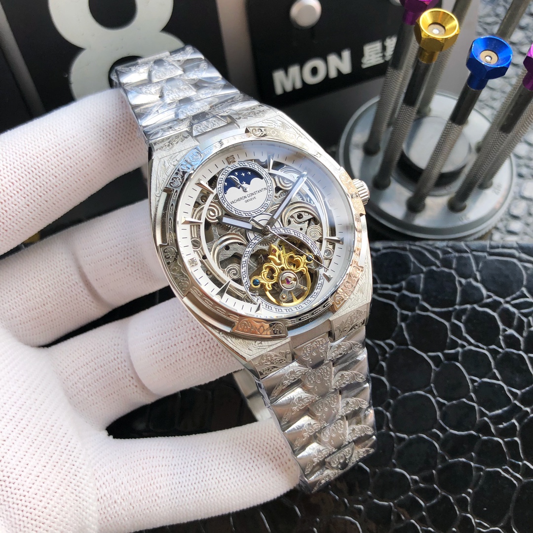Uni-t: 670??
Brand: Vacheron Constantin ---- Expensive high-end men's watch! Luxury GRAND type, premium top men watch, top skeleton mechanical movement (stable) Top 316 stainless steel (durable) Mineral super mirror glass (high definition, durable) STRONG