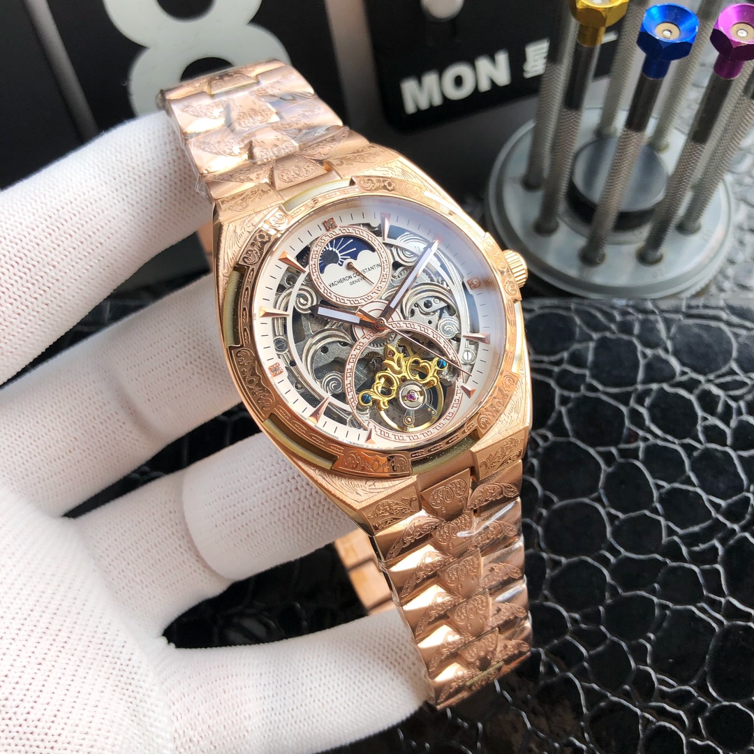 Uni-t: 670??
Brand: Vacheron Constantin ---- Expensive high-end men's watch! Luxury GRAND type, premium top men watch, top skeleton mechanical movement (stable) Top 316 stainless steel (durable) Mineral super mirror glass (high definition, durable) STRONG
