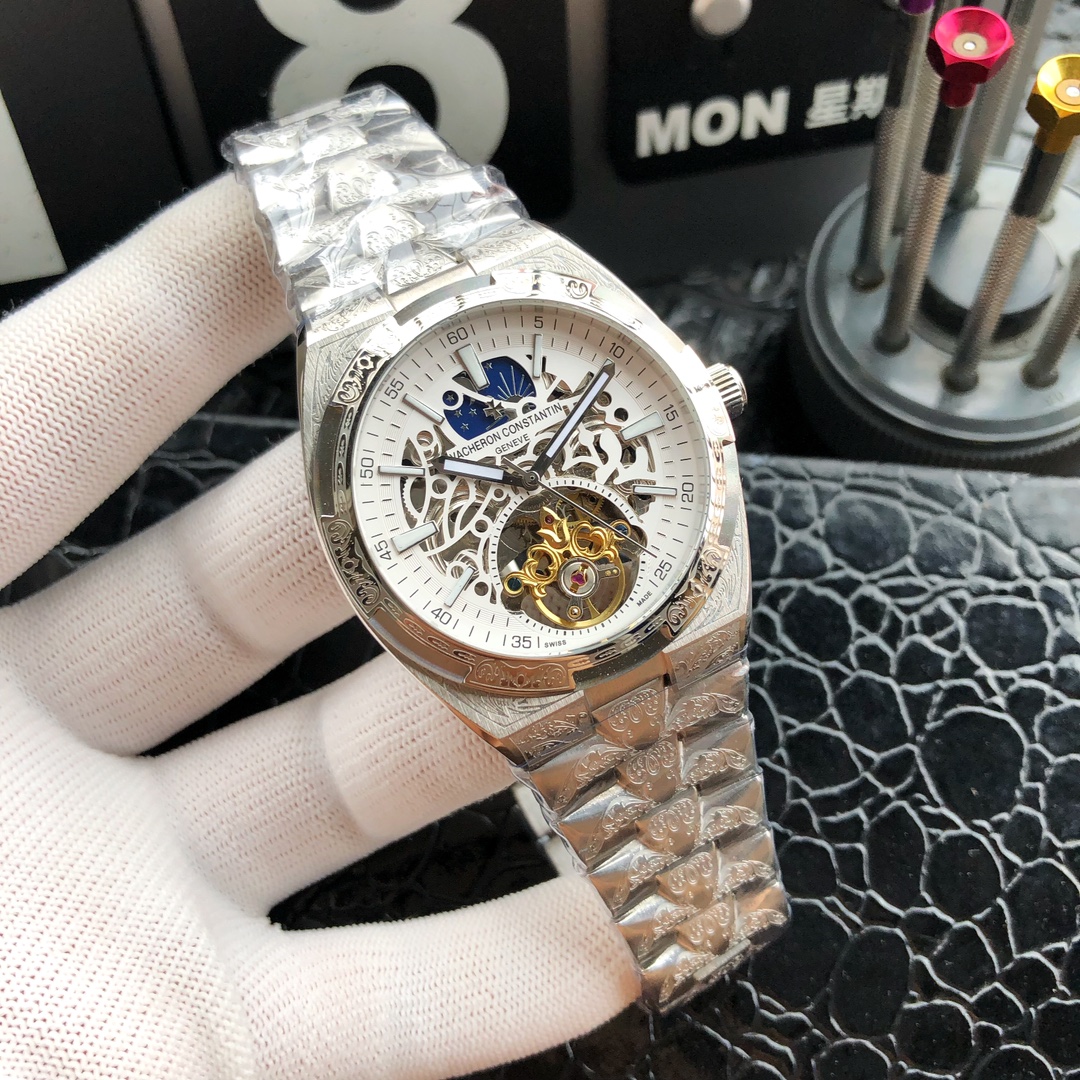 Uni-t: 670??
Brand: Vacheron Constantin ---- Expensive high-end men's watch! Luxury GRAND type, premium top men watch, top skeleton mechanical movement (stable) Top 316 stainless steel (durable) Mineral super mirror glass (high definition, durable) STRONG