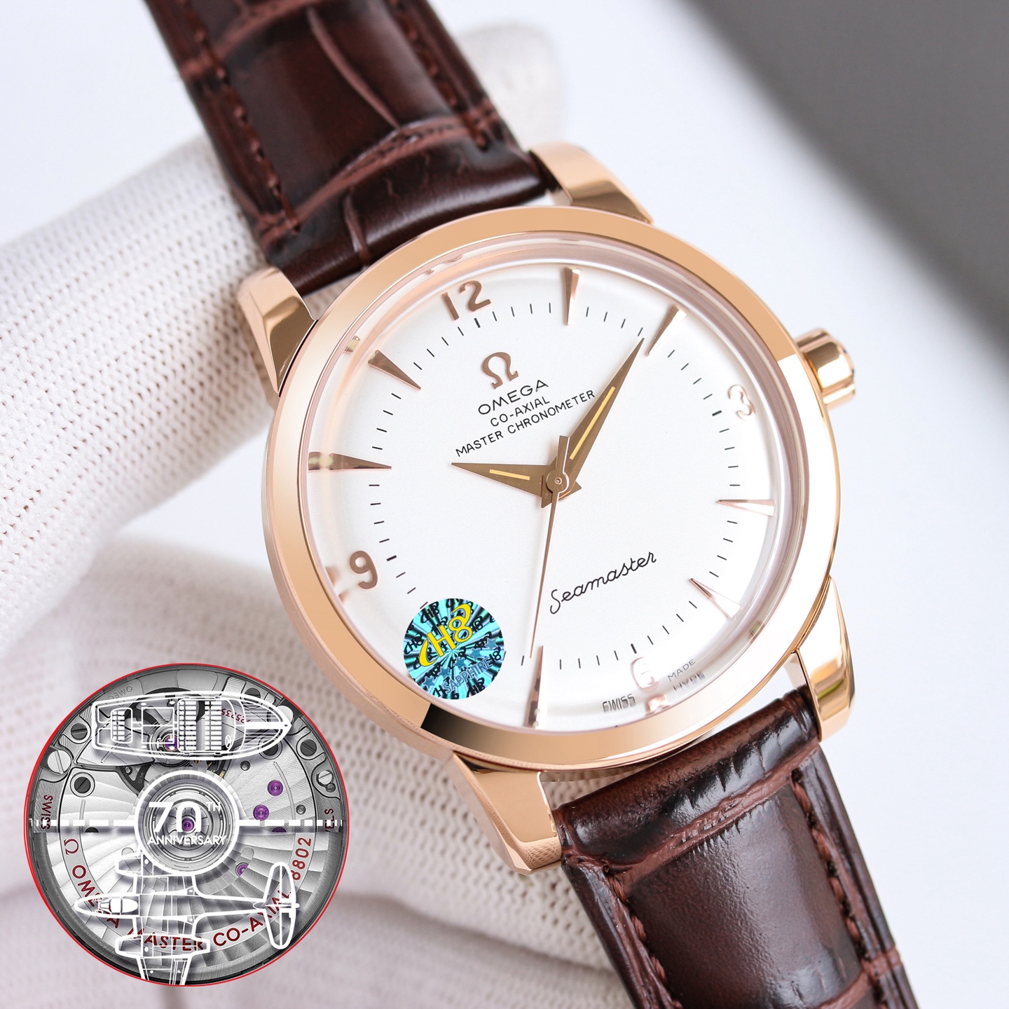 Unification: 1400
OMEGA Seamaster 1948 watch ?? to make a big comeback! Check it out!
?? Exclusive custom 8806 Master Chronometer integrated movement, texture, structure, balance wheel position and skeletonizing consistent with the original, visible beaut