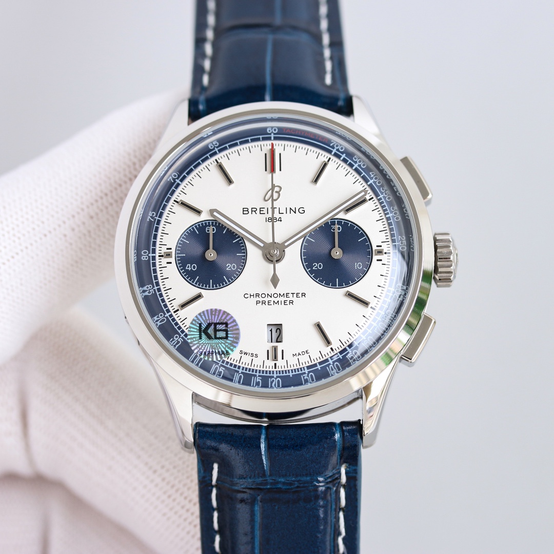 Uniform 1650
TW New Breitling Premier B01 Chronograph (the same as Daniel Wu)
Material: 316L stainless steel
Diameter: 42mm
Thickness: 13.65 mm
Crystal: Pot lid curved crystal glass, double-sided anti-glare treatment
Case back: screw-down stainless steel,