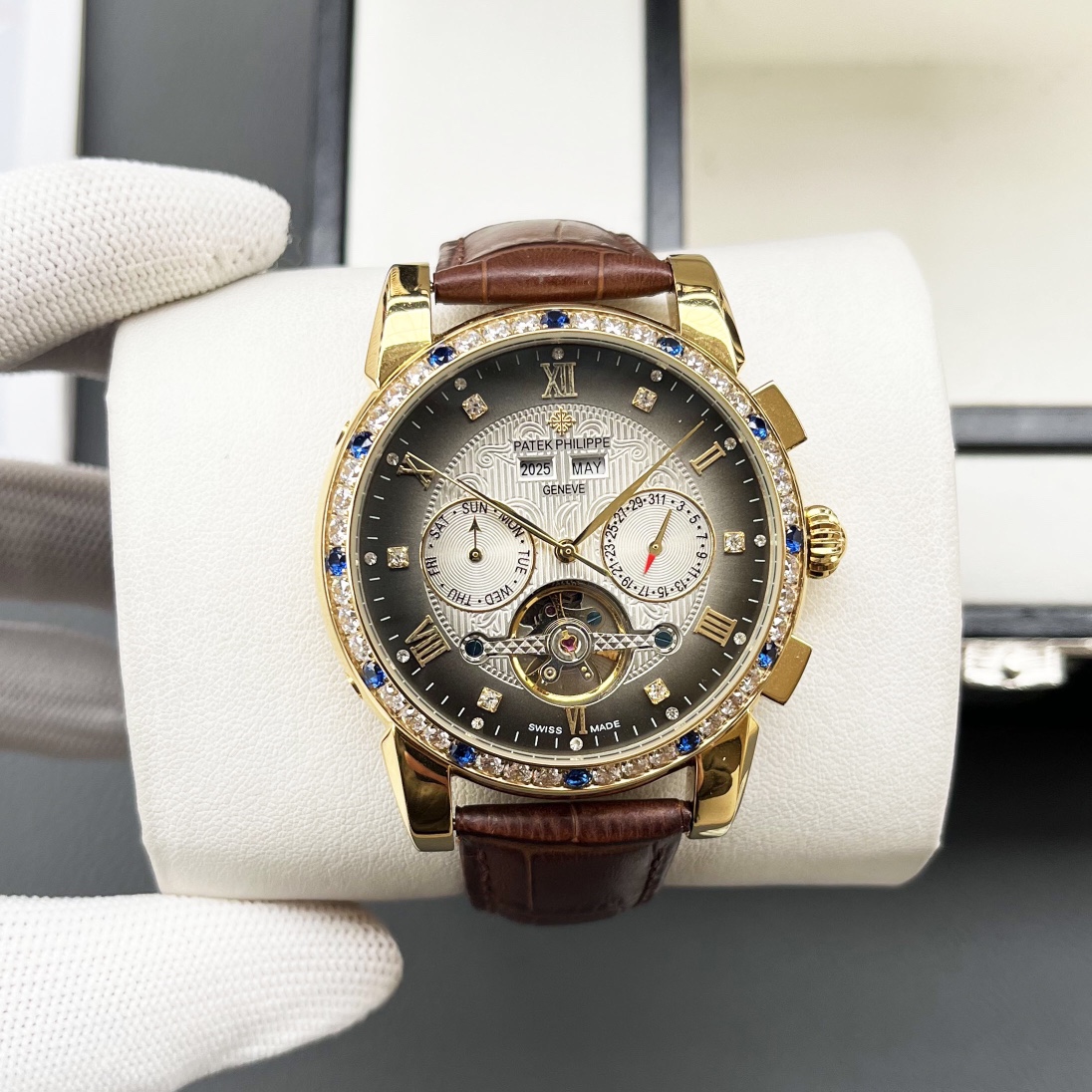 Uniform frame :600 Patek PHILIPPE -PATEK PHILIPPE?????? FINE men 's watch NOBLE and ELEGANT gentleman STYLE HIGH-END mineral scratch-resistant mirror glass durable 316L stainless steel case durable imported small cattle leather strap fully automatic impor