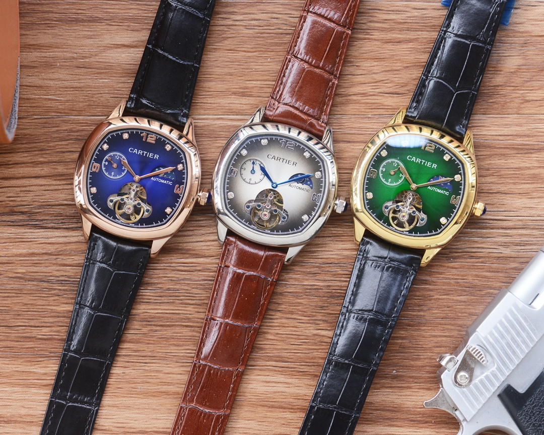 ?? ? ?? 500
Flywheel design ?? octagonal new product ??
Brand: Cartier ??
Type: Fine men's watch
Strap: Genuine cowhide strap
Movement: Automatic mechanical movement
Mirror: Mineral-tempered glass
Elegance, vastness, grandeur, ingenuity, a gem on the wris