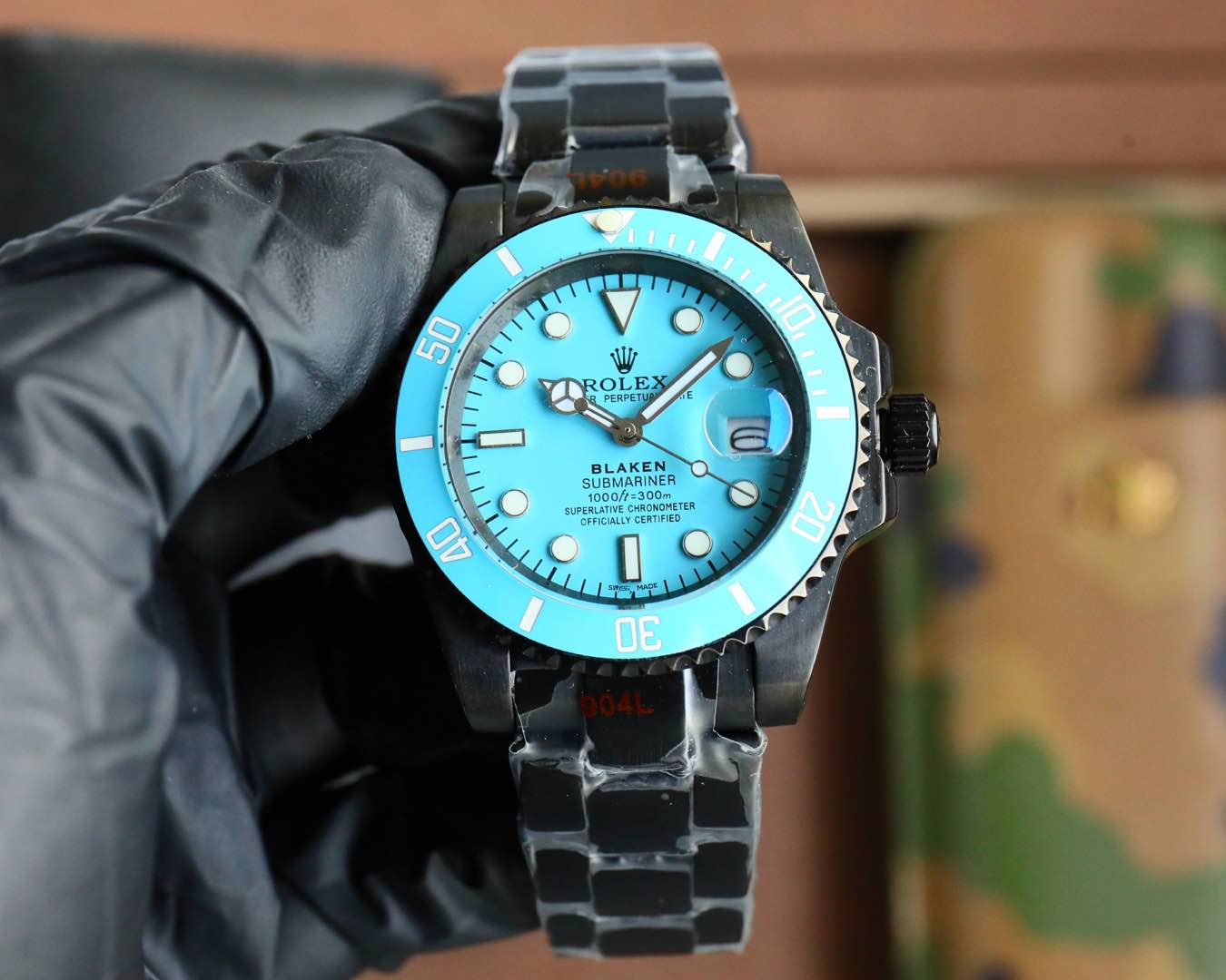 New ROLEX??Blaken Tiffany Submariner collection, top plaything toxicant, if you don 't like the same street watch Submariner, he will definitely be your kindred spirit. Based on Rolex 's most classic Submariner series Submariner, the bezel has been re-mod