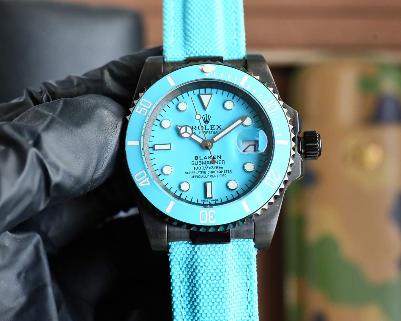 New ROLEX??Blaken Tiffany Submariner collection, top plaything toxicant, if you don 't like the same street watch Submariner, he will definitely be your kindred spirit. Based on Rolex 's most classic Submariner series Submariner, the bezel has been re-mod