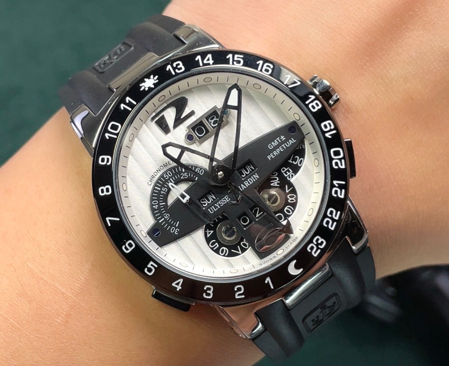 ?? Ulysse Nardin?? Peak Hot Sale Select men 's watch 44mm diameter 15mm thick imported original Tianjin mechanical movement Reinforced crystal glass mirror 316L stainless steel case Natural rubber strap original folding clASP Fashionable convenient design
