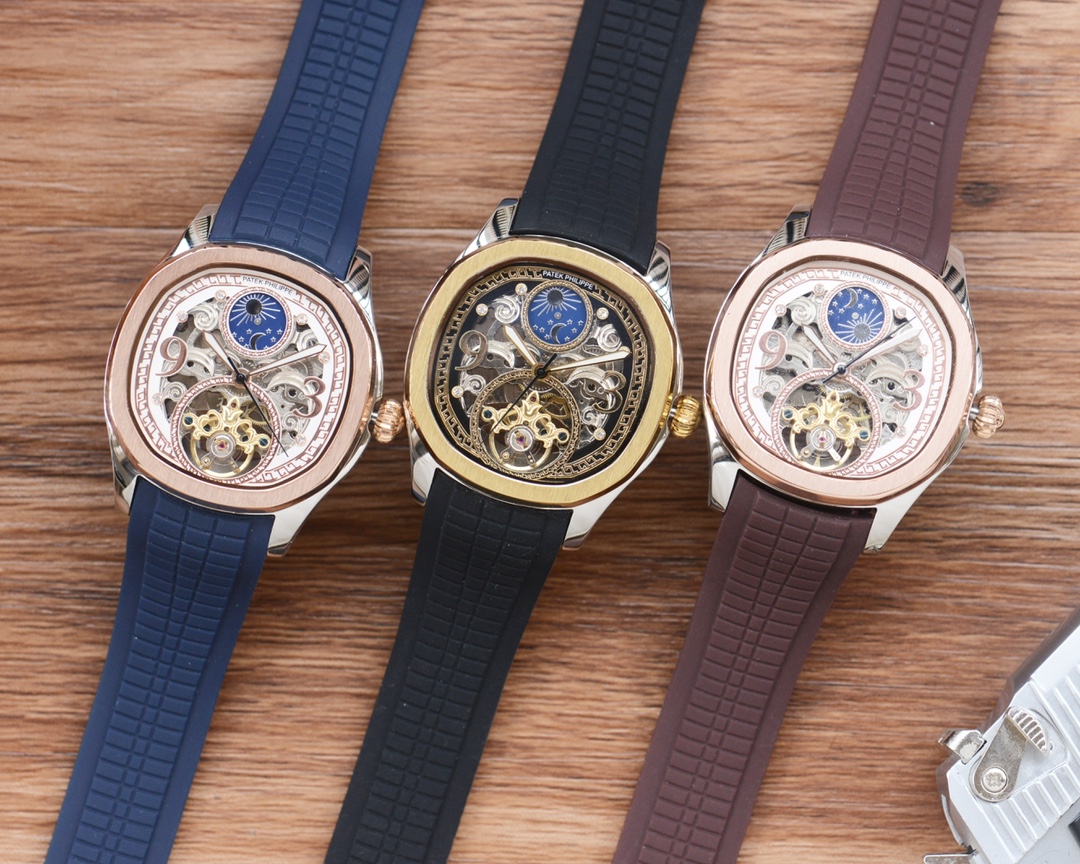 500
Men LOVE Skeletonized WATCH ??
[Latest] : Patek Philippe ?? best design ?? Exclusive launch ??
?? Type ?? : Fine men's watch
[Strap] : Rubber strap
?? Movement ?? : Automatic mechanical movement
[Mirror] : Mineral-reinforced glass (higher clarity)
Ele