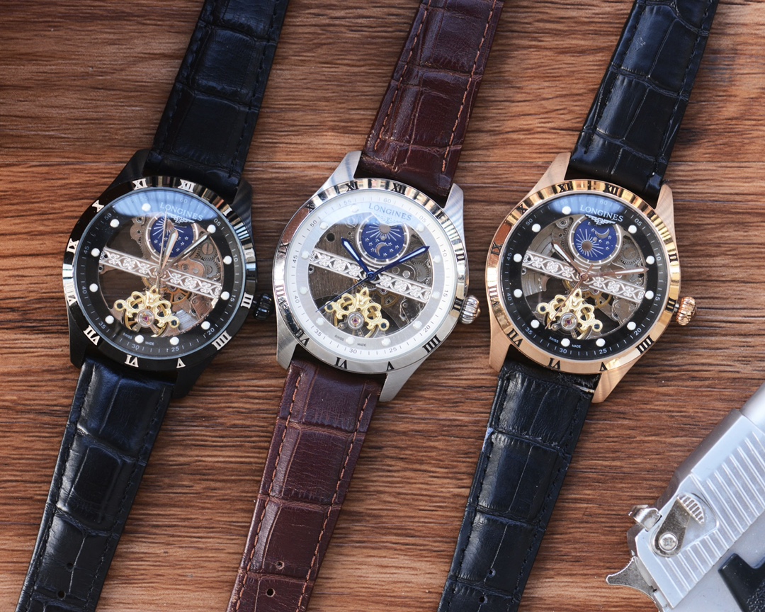 500
Men LOVE Skeletonized WATCH ??
[Latest] : Longines ?? Best Design ?? Exclusive Launch ??
?? Type ?? : Fine men 's watch
[Strap] : Genuine cowhide strap
?? Movement ?? : Automatic mechanical movement
[Mirror] : Mineral-reinforced glass (higher clarity)