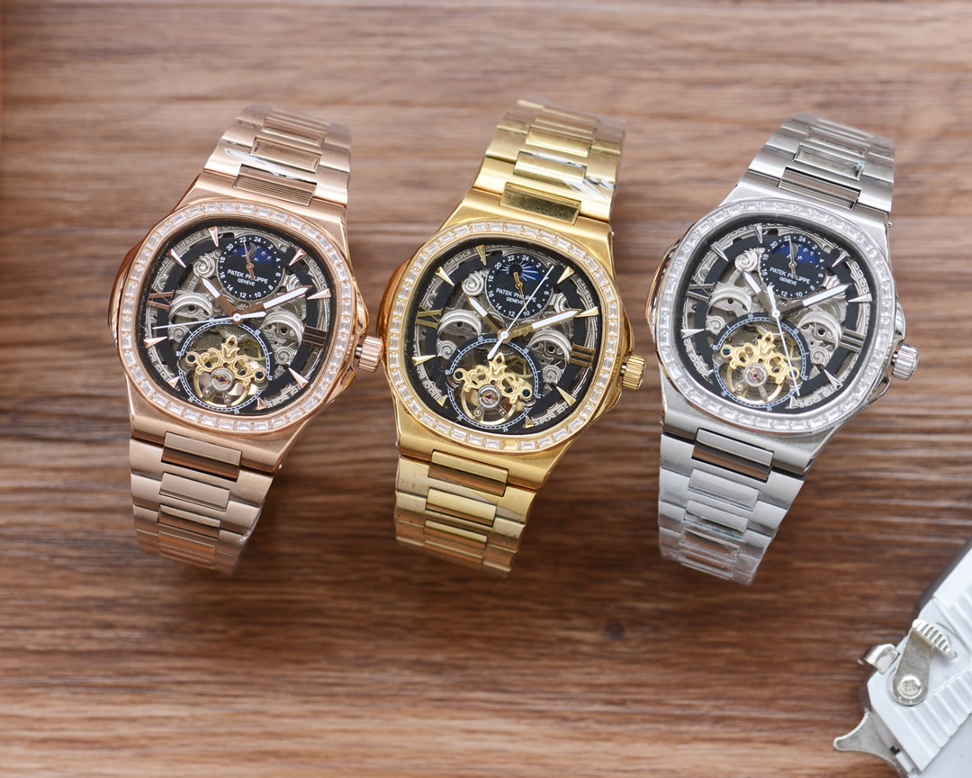 Drilling 630
Men LOVE Skeletonized watch ??
[Latest] : Patek Philippe ?? best design ?? Exclusive launch ??
?? Type ?? : Fine men's watch
[Strap] : 316 stainless steel strap
?? Movement ?? : High-end automatic mechanical movement
?? Mirror ?? : Mineral-re