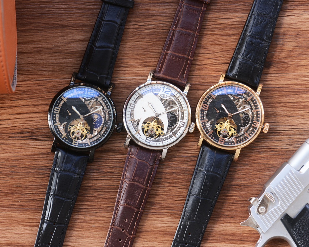 500
Men LOVE Skeletonized WATCH ??
[Latest] : Longines ?? Best Design ?? Exclusive Launch ??
?? Type ?? : Fine men 's watch
[Strap] : Genuine cowhide strap
?? Movement ?? : Automatic mechanical movement
[Mirror] : Mineral-reinforced glass (higher clarity)