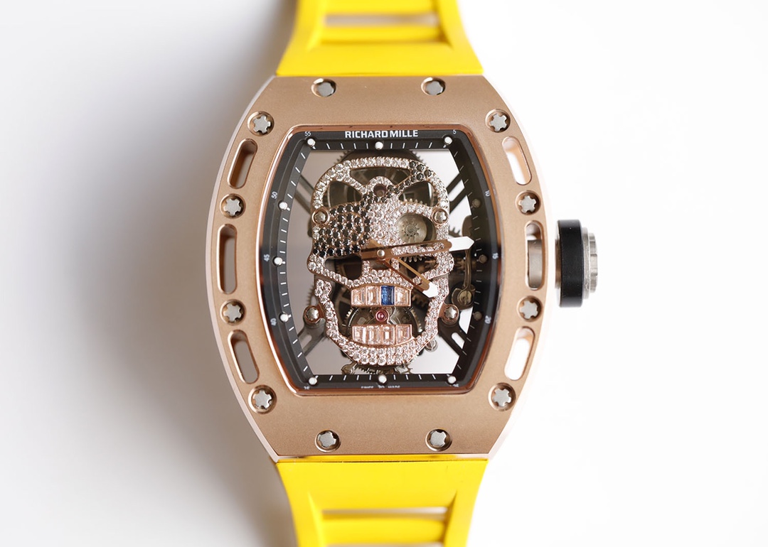 The most explosive replica tourbillon watch
Richard Mille
Rm052??" The Supreme Ghost King "HITS the market, 1 EUR tourbillon movement custom-made to Swiss standards based on the million-dollar genuine Richard Mille. The first Swiss standard custom-made to
