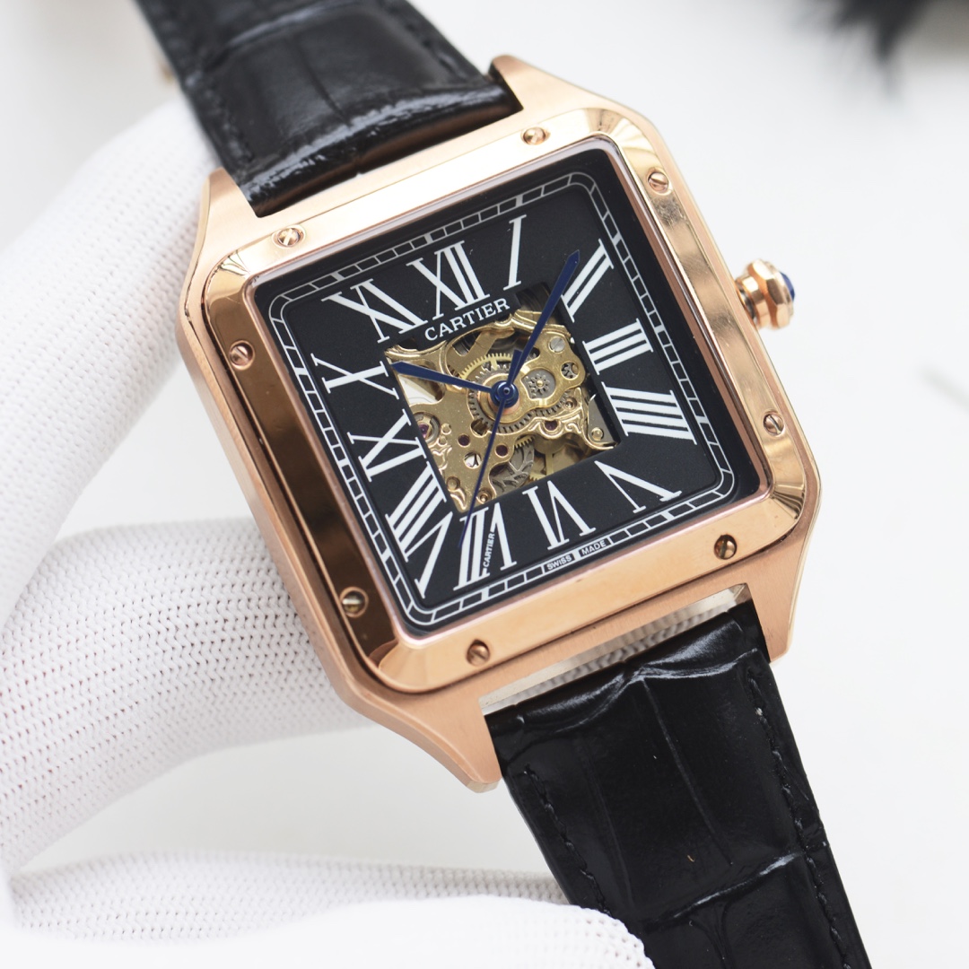 Exclusive: 500
Brand: CARTIER -CARTIER????
Type: Men 's watch ????
Case: Top 316 stainless steel L
Strap: Imported calfskin strap
Movement: Fully automatic imported mechanical movement ??
Mirror: Mineral scratch-resistant mirror glass
Size: 44mm diameter 