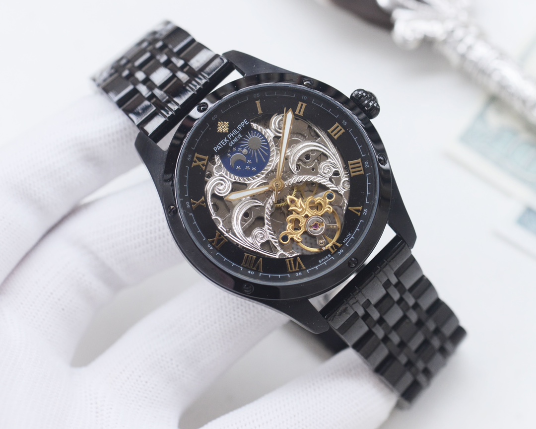 Exclusive: 520
Brand: PATEK PHILIPPE -PATEK PHILIPPE????
Type: Men 's watch ????
Case: Top 316 stainless steel L
Strap: Imported 316 stainless steel strap
Movement: Fully automatic imported mechanical movement ?
? Mirror: mineral scratch-resistant mirror 