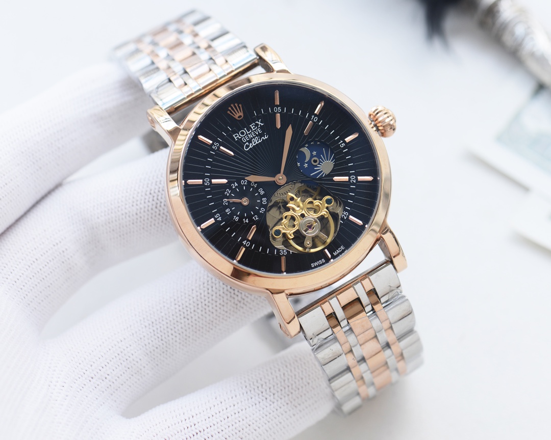 Exclusive: 520
Brand: Rolex-Rolex ????
Type: Men 's watch ????
Case: Top 316 stainless steel L
Strap: 316L stainless steel strap
Movement: Automatic imported mechanical movement ??
Mirror: Mineral scratch-resistant mirror glass
Size: 42mm diameter 12mm th