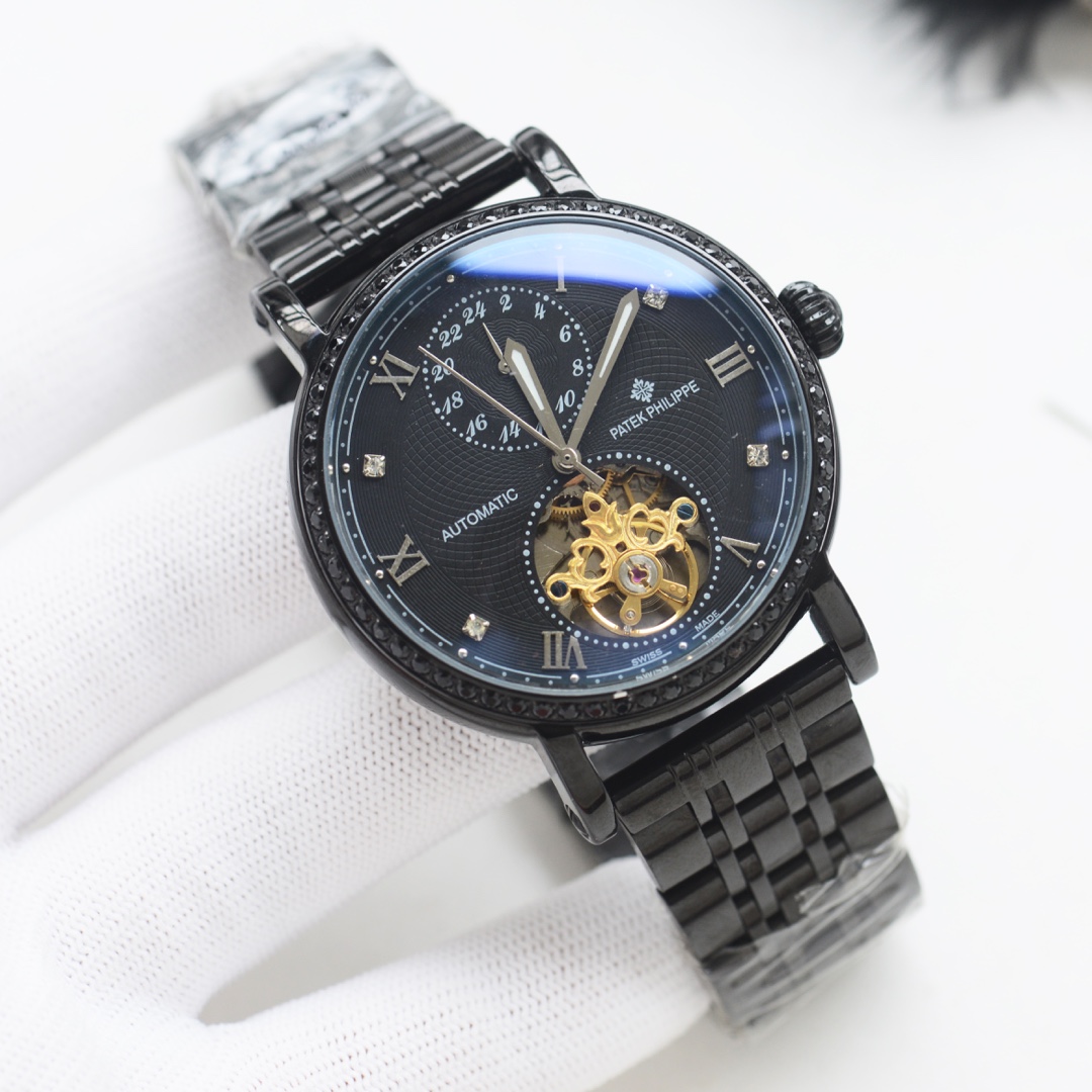 Exclusive: 550
Brand: PATEK PHILIPPE -PATEK PHILIPPE????
Type: Men 's watch ????
Case: Top 316 stainless steel L
Strap: 316L stainless steel strap
Movement: Fully automatic imported mechanical movement ?
? Mirror: mineral scratch-resistant mirror glass
Si