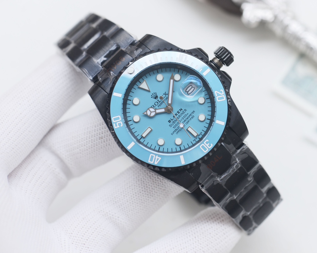 Premium: 580 (Citizen ?100)
New ROLEX??Blaken Tiffany Submariner collection, top-notch plaything toxicant, if you don't like the same street watch Submariner, he is definitely your kindred spirit. Based on Rolex 's most classic Submariner series Submarine