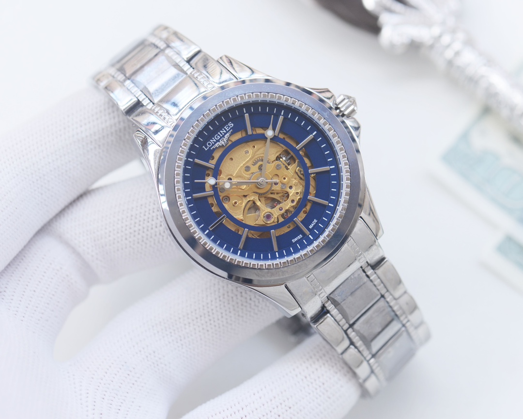 Premium: 650
Brand: Longines????
Type: Men watch ????
Case: Top 316 stainless steel L
Strap: Imported calfskin strap /316L stainless steel strap
Movement: Japanese imported Citizen 8215 mechanical movement ??
Mirror: Mineral scratch-resistant mirror glass