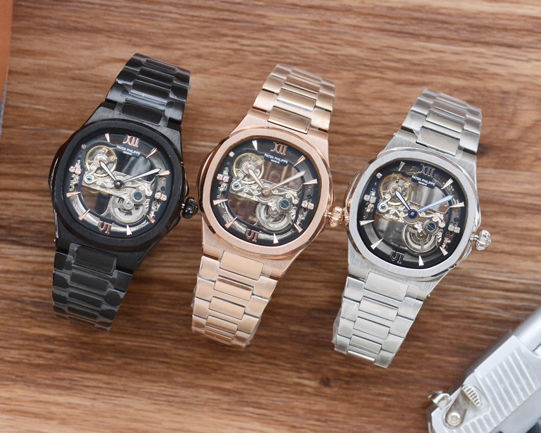 530
Men LOVE Skeletonized watch ??
[Latest] : Patek Philippe ?? best design ?? Exclusive launch ??
?? Type ?? : Fine men's watch
[Strap] : 316 stainless steel strap
?? Movement ?? : High-end automatic mechanical movement
?? Mirror ?? : Mineral-reinforced 