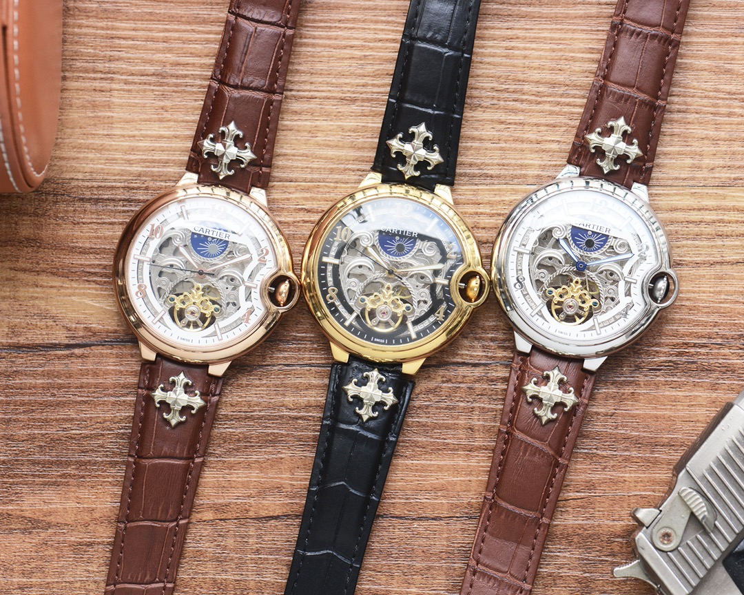 550
Ballon Bleu collection is fine and versatile ????
[Latest] : Cartier ?? versatile design ??
?? Type ?? : Fine men's watch
[Strap] : Genuine cowhide strap
?? Movement ?? : Automatic mechanical movement
[Mirror] : Mineral-reinforced glass (higher clarit