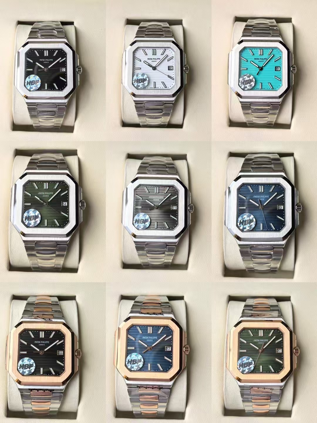 SJ white case 1300 gold case 1350
HBF Factory Patek Philippe PP ??A42 Nautilus collection unveils new collection CUBITUS 5821
The Cubitus bracelet and dial are both classic and stylish, with a perfect balance of elegance and sophistication.
Highlights: ??