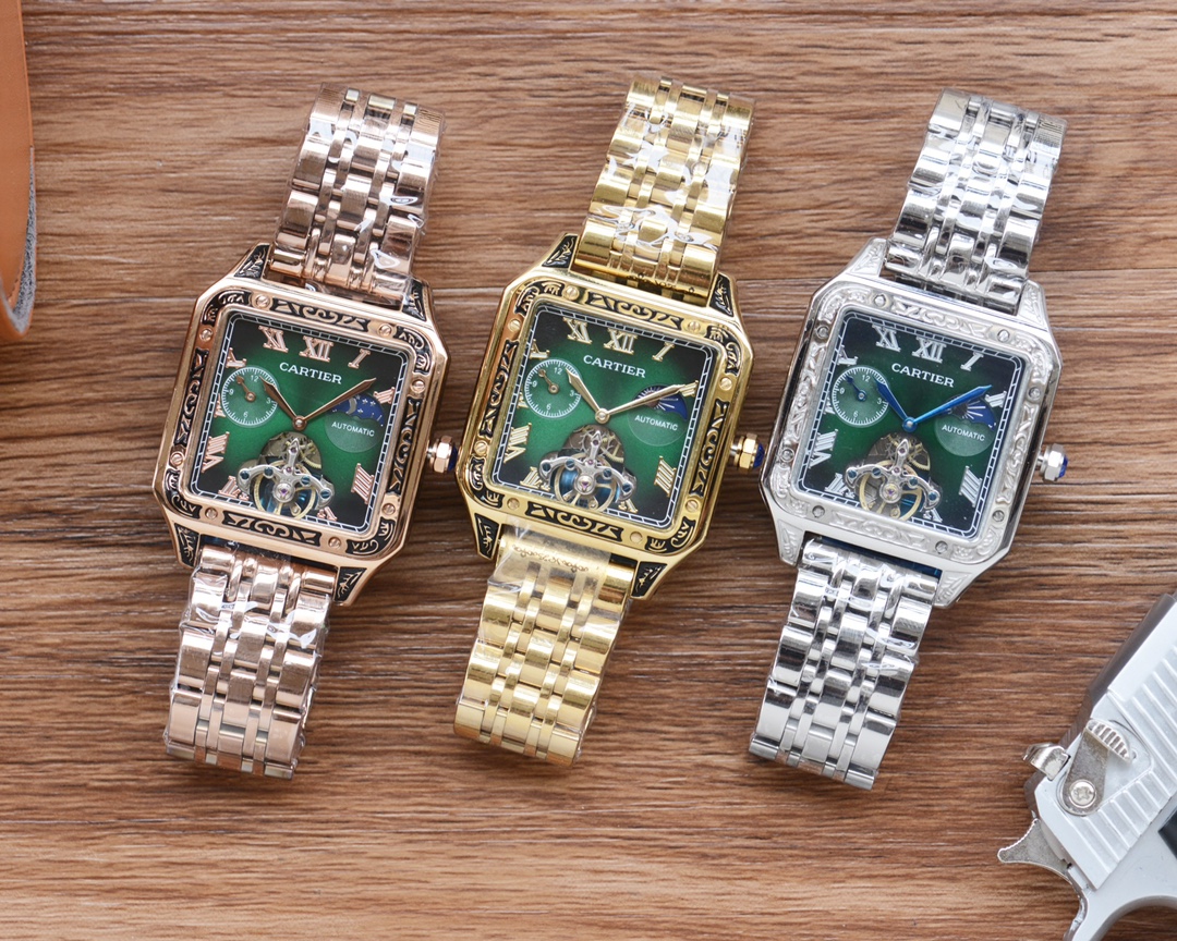 570
Men LOVE SQUARE WATCH ??
[Latest] : Cardia ?? Best designs ?? Exclusive release ??
?? Type ?? : Fine men's watch
[Strap] : 316 stainless steel strap
?? Movement ?? : High-end automatic mechanical movement
?? Mirror ?? : Mineral-reinforced glass (highe