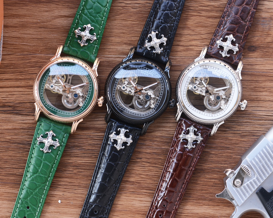 570
Men LOVE Skeletonized WATCH ??
[Latest] : Patek Philippe ?? best design ?? Exclusive launch ??
?? Type ?? : Fine men's watch
[Strap] : A genuine cowhide strap with a Croix core
?? Movement ?? : Automatic mechanical movement
[Mirror] : Mineral-reinforc