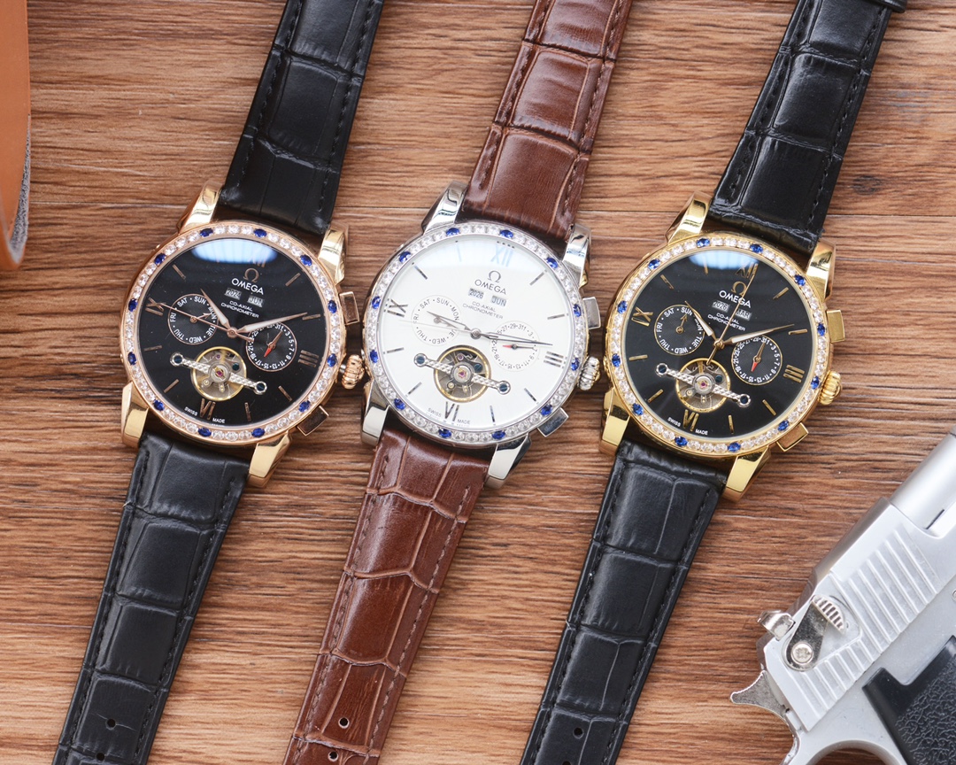 580
Men LOVE MultiFUNCTION WATCH ??
[Latest] : Omega ?? Best designs ?? Exclusive launch ??
?? Type ?? : Fine men 's watch
[Strap] : Genuine cowhide strap
?? Movement ?? : Automatic mechanical movement
[Mirror] : Mineral-reinforced glass (higher clarity)
