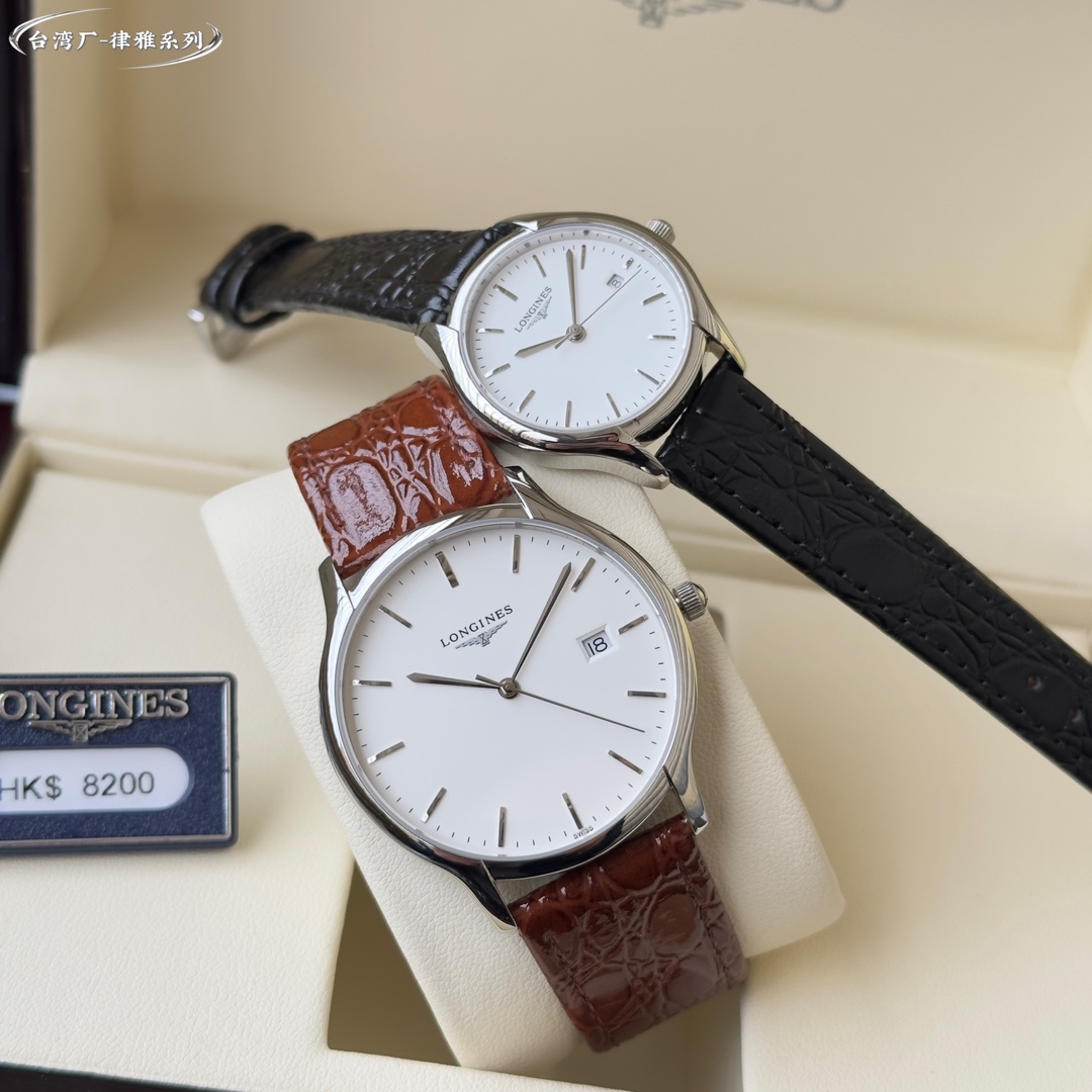 Crafted in Taiwan!!
With relentless pursuit of technological breakthroughs and constant innovation, LONGINES has established itself as a leader in design.
The classic and timeless Longines collection - embodying the brand's oldest manufacturing aesthetics