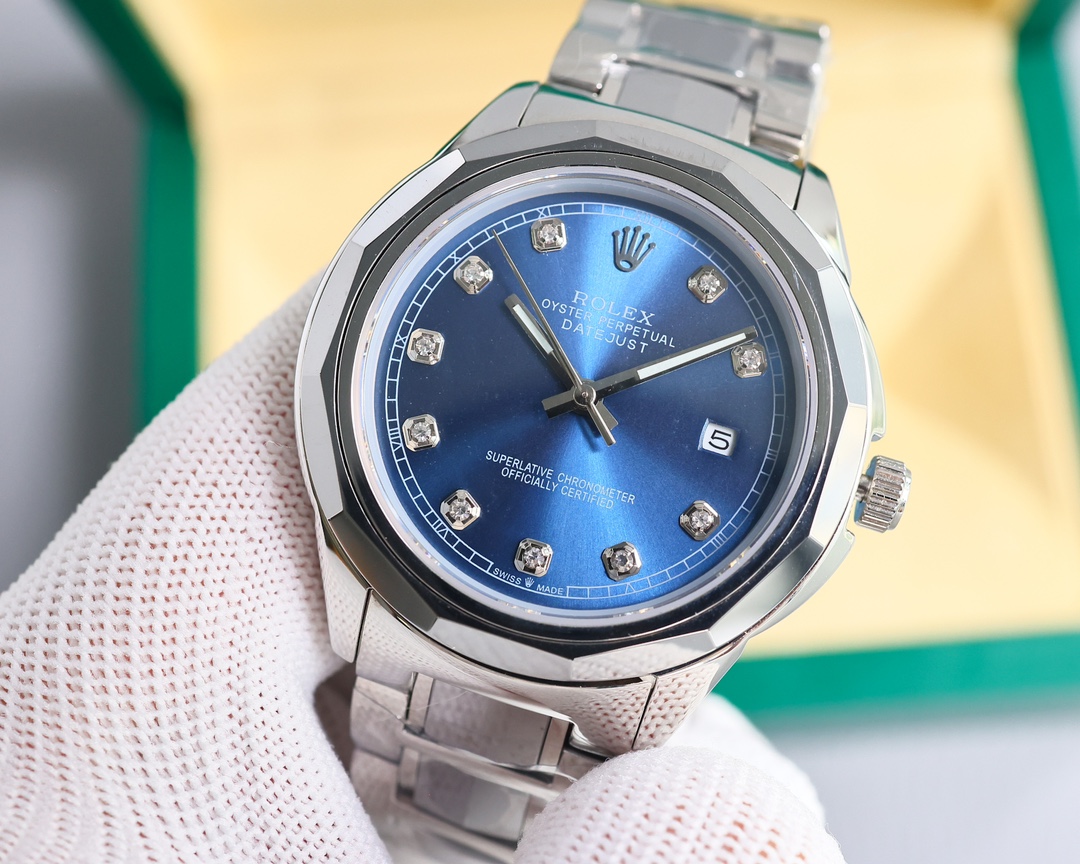 620. ROLEX -ROLEX? ? Fine men 's watch ?????? three-hand design. Gentlemanly style, excellent quality, selling all over the city. With imported Citizen movement, top-grade 316 stainless steel case, mineral super mirror, size 42mm??AD keeps producing fine 