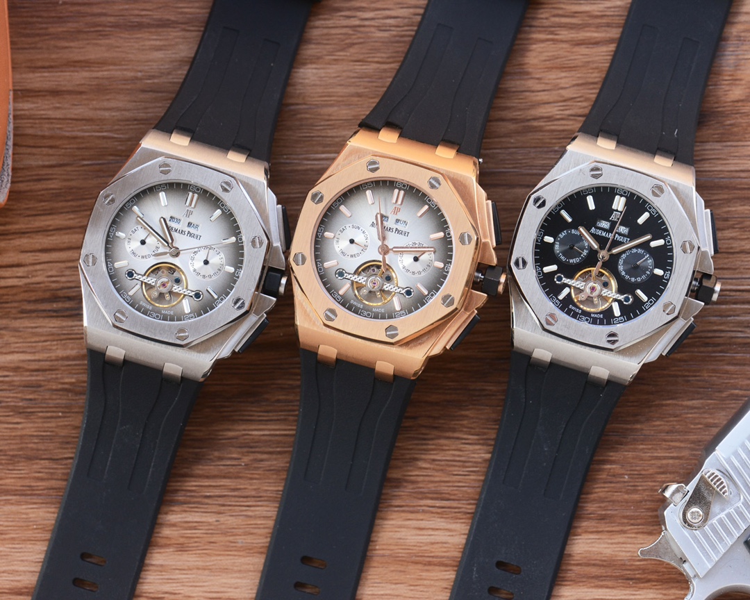 690
Men LOVE multiFUNCTION WATCH ??
[Latest] : Audemars Piguet ?? Best design ?? Exclusive launch ??
?? Type ?? : Fine men 's watch
[Strap] : Rubber strap
?? Movement ?? : Automatic mechanical movement
[Mirror] : Mineral-reinforced glass (higher clarity)
