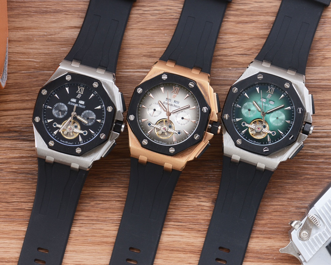 690
Men LOVE multiFUNCTION WATCH ??
[Latest] : Audemars Piguet ?? Best design ?? Exclusive launch ??
?? Type ?? : Fine men 's watch
[Strap] : Rubber strap
?? Movement ?? : Automatic mechanical movement
[Mirror] : Mineral-reinforced glass (higher clarity)
