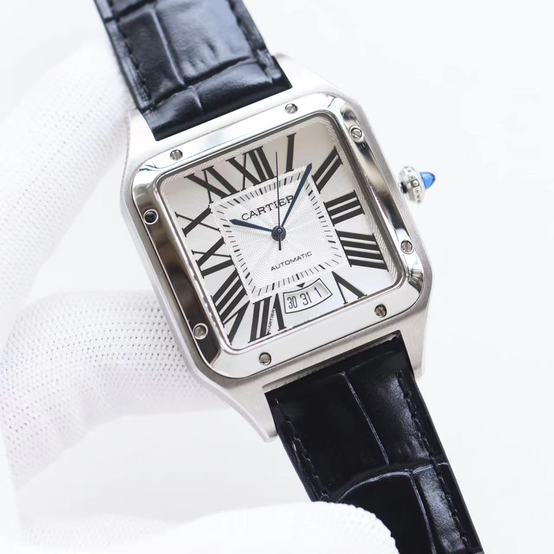 ??850?? upgraded imported 8215 new Cartier Santos-Dumont watch new appearance 1904 Louis. Louis Cartier was a close friend of the aviator Albert. AIberto Santos-Dumont designed a timepiece for use while flying. As the first modern men's wristwatch, its re