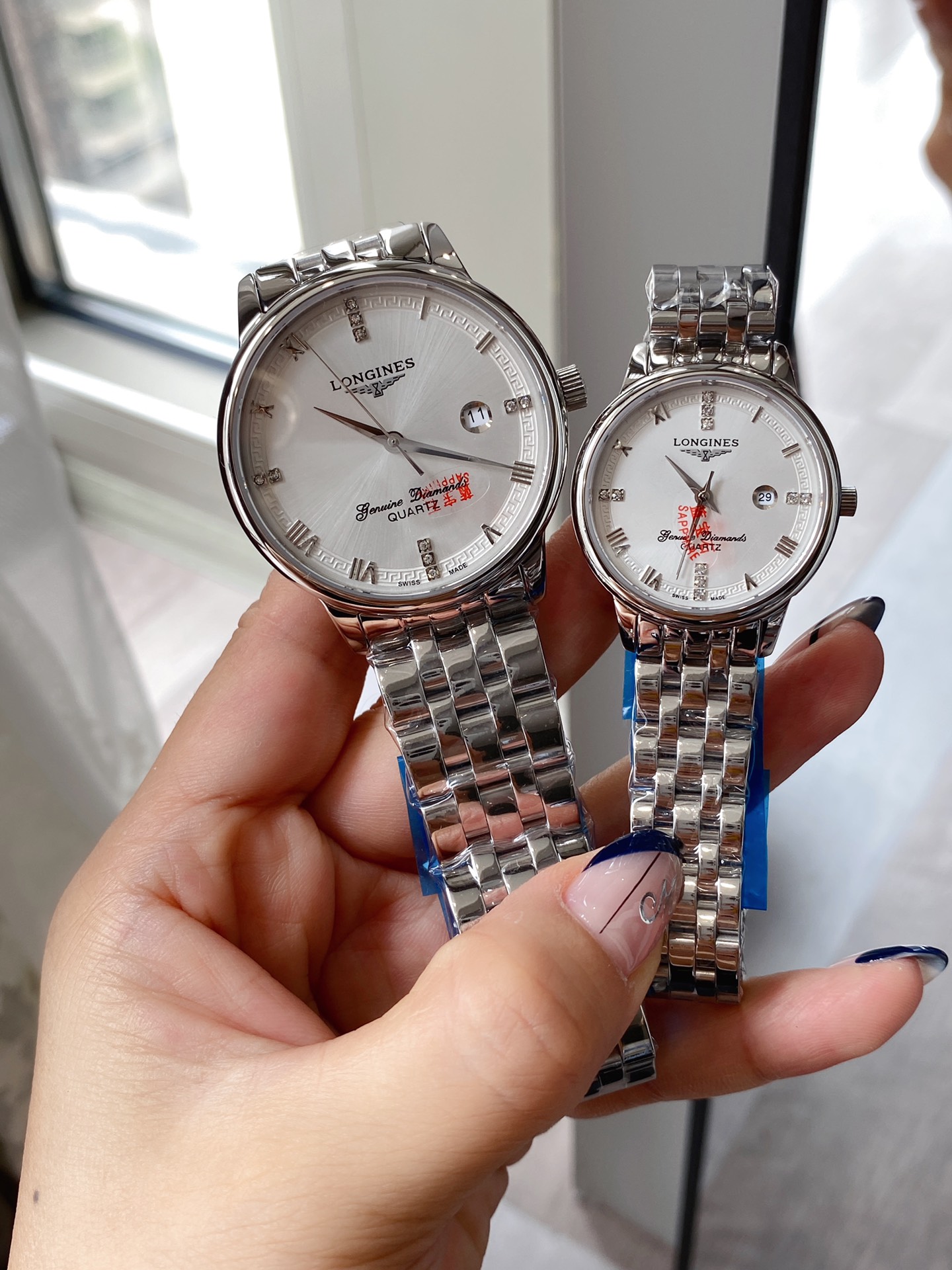 ???? Batch 250 Rose Gold 270?? Brand: ?? The new Longines (Excellence and beauty join hands to be launched) has sold all over the city
Type: Fine couple watch (top-of-the-line) King of volume
Strap: Top-quality stainless steel strap (comfort)
Movement: Im