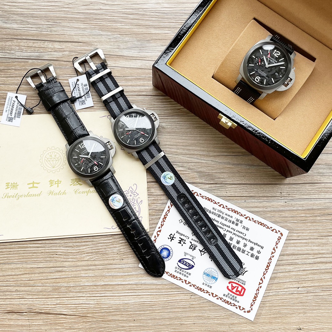 ??760. The strongest V7 Panerai new model arrives.
Brand: Panerai-Panerai ????
Type: Men 's watch ????
Case: Top 316 stainless steel L
Strap: Imported calfskin strap/special interlaced braided strap
Movement: Automatic mechanical movement ??
Mirror: Miner