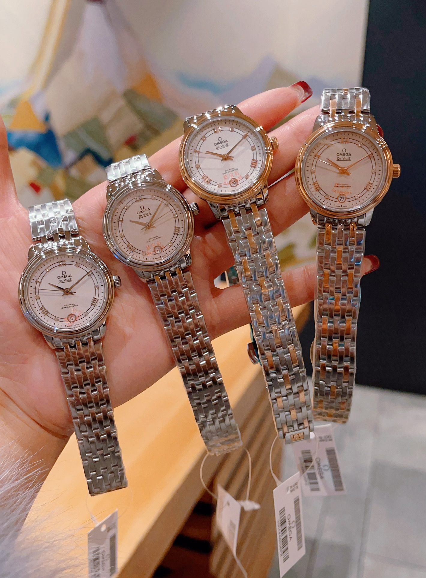 [?? Batch 260 rose gold 280 steel strap ?20] ??OMEGA De Ville 32mm ladies quartz watch! It attracts a large number of loyal supporters. This collection of watches is simple in style, elegant in appearance, and showcases a remarkable timeless beauty. It is